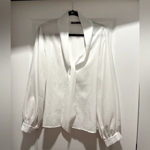 Boohoo White Blouse